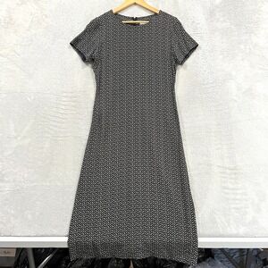 Vintage Laura Ashley Dress 11 (S-XS) Cottage Shift Maxi Preppy 90s‎ Casual
